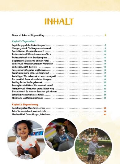 Praxisideen für die Krippe - Die schönsten Rituale für Krippenkinder